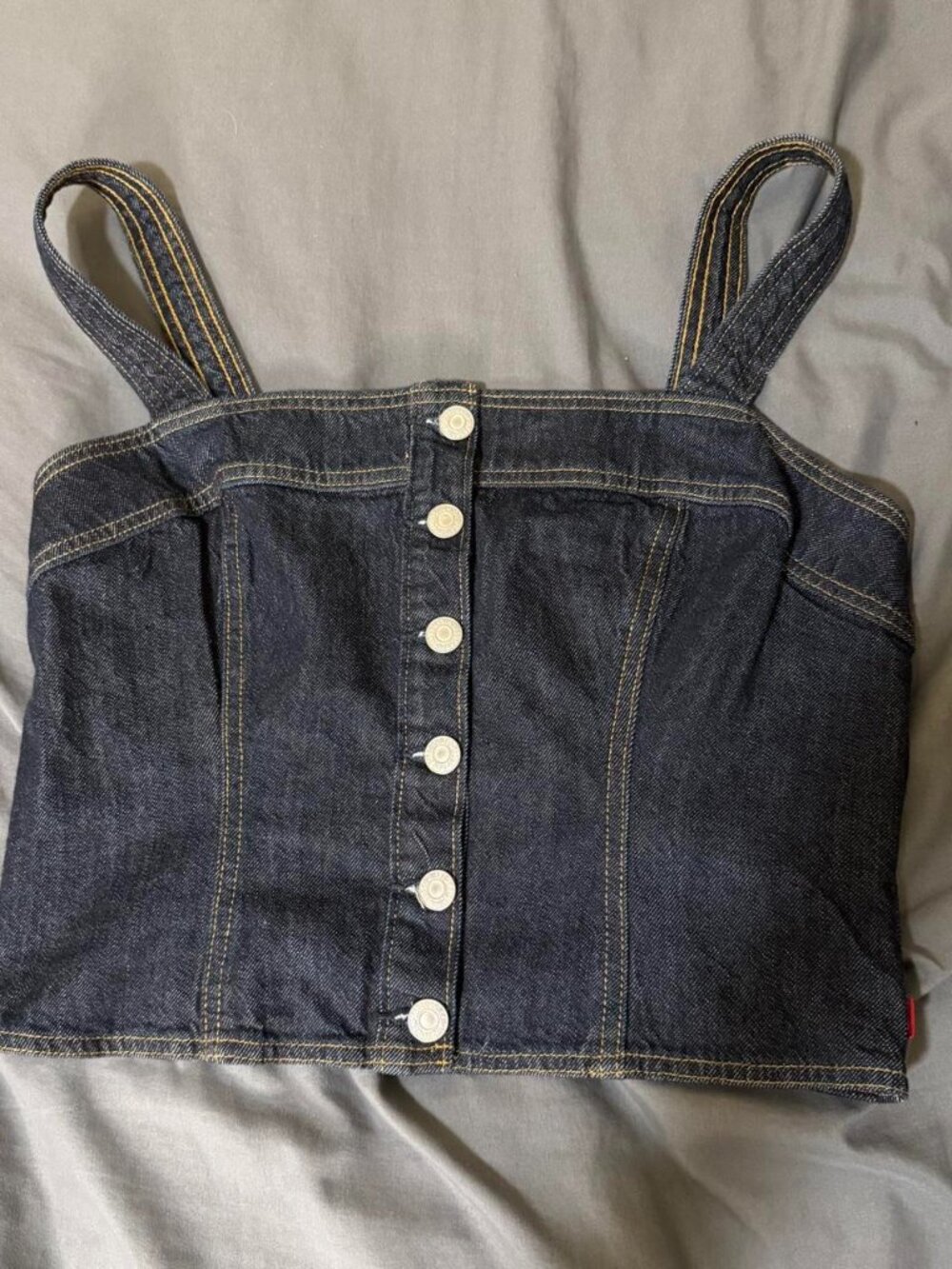 Levi's Women's Navy and Blue Shirt